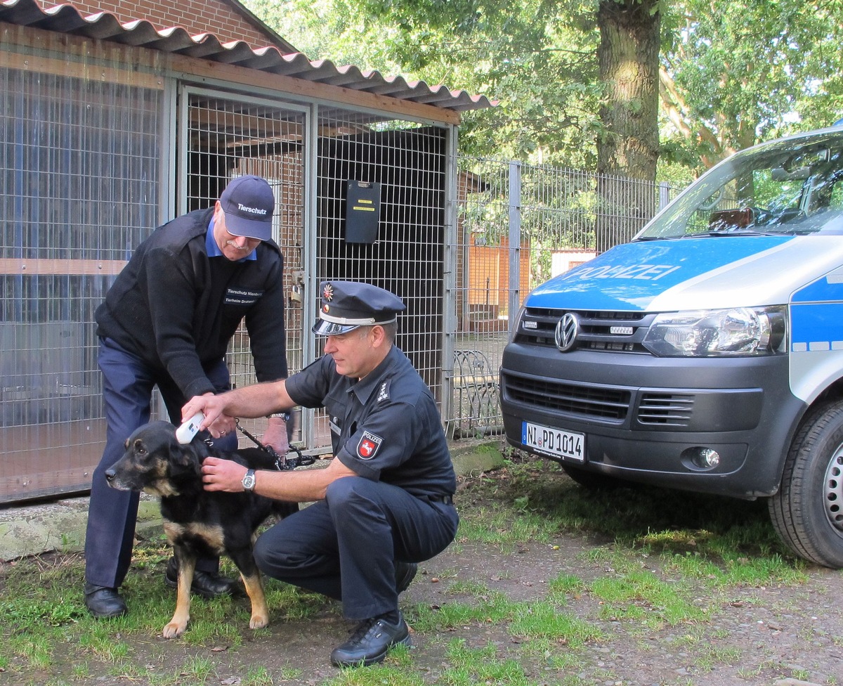 POL-NI: Tierheim Drakenburg übergibt Polizei ein Chiplesegerät für Fundtiere