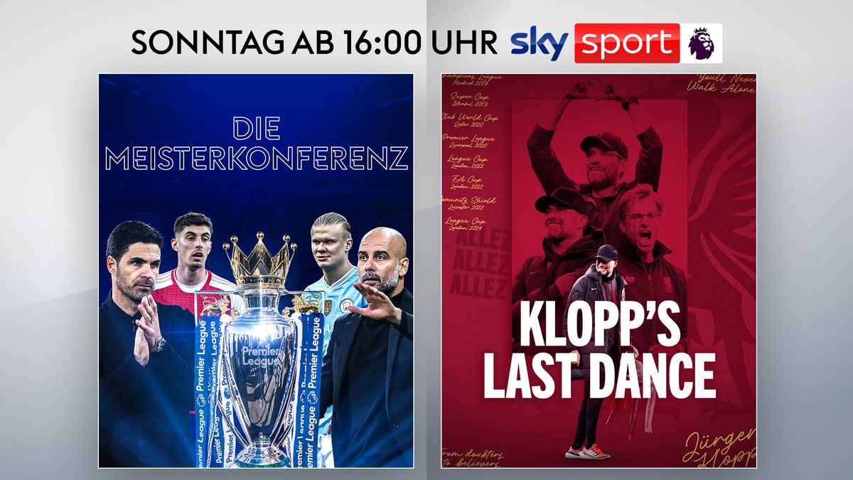 Jürgen Klopps letztes Spiel als Liverpool-Trainer sowie die Meisterkonferenz mit ManCity und Arsenal: das große Finale in der Premier League am Sonntag live und exklusiv bei Sky Sport