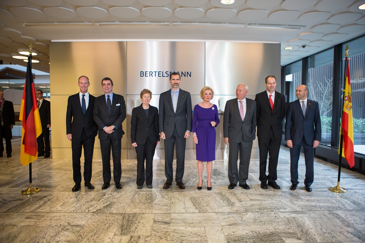 Bertelsmann geehrt vom Besuch Seiner Majestät König Felipe VI. von Spanien (FOTO)