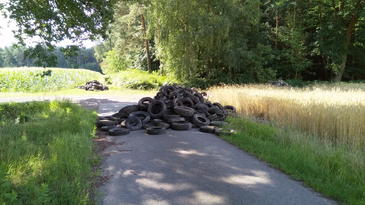 POL-NI: Steimbke - Hunderte Altreifen illegal entsorgt