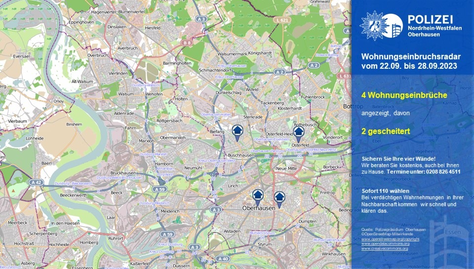 POL-OB: #Wohnungseinbruchsradar