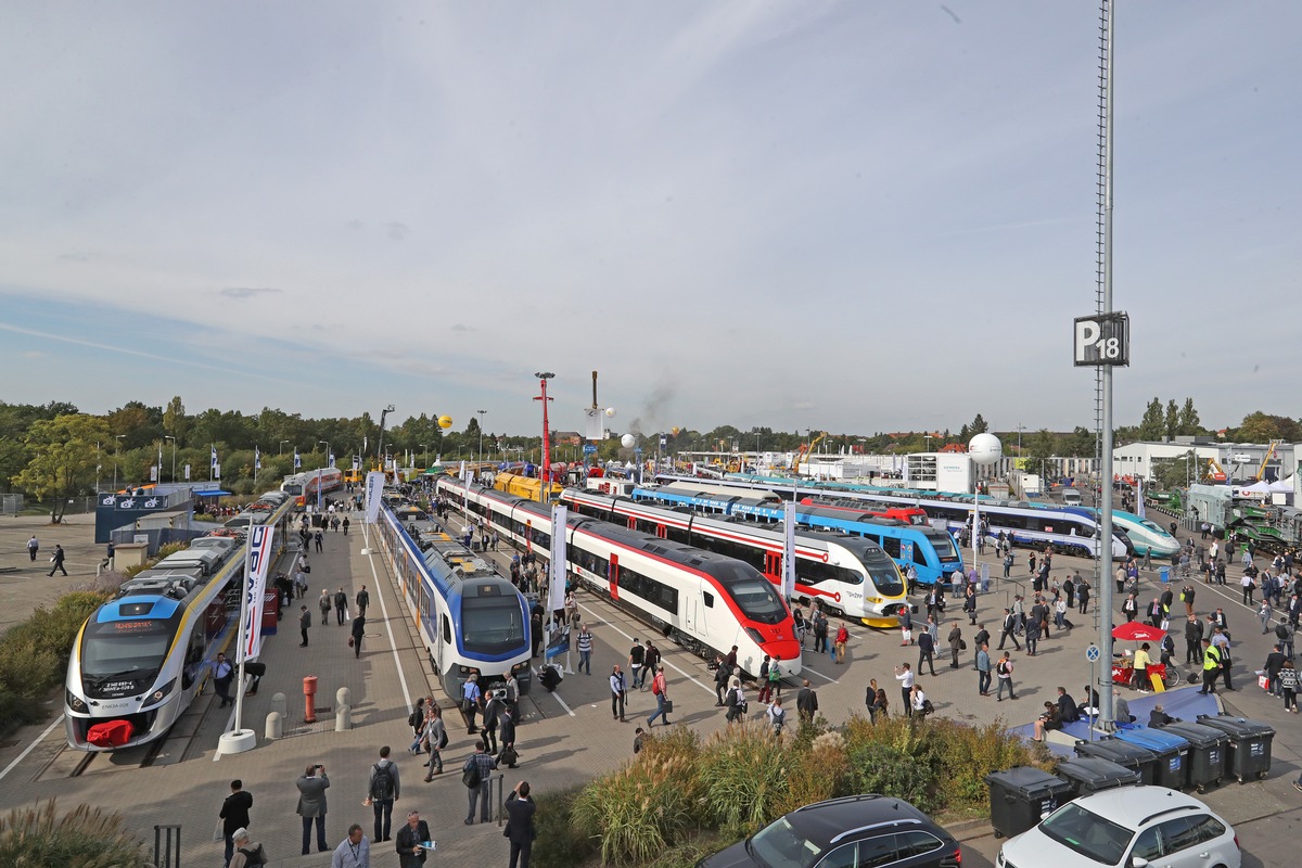 Auf der InnoTrans 2018 wird&#039;s eng - Rund 5.000 m² Überhang