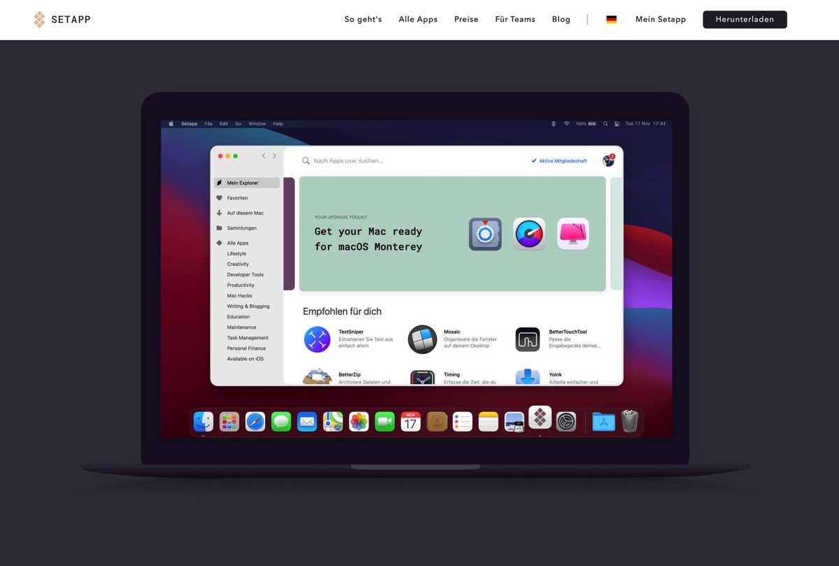 Setapp - die All-in-One-Lösung für macOS und iOS