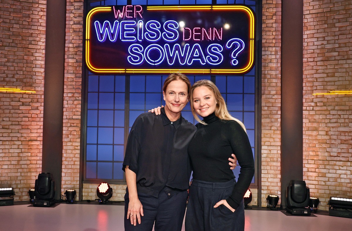 Das Ku&#039;damm-Duell: Claudia Michelsen und Sonja Gerhardt bei &quot;Wer weiß denn sowas?&quot; / Das Wissensquiz vom 11. bis 15. Dezember 2023, um 18:00 Uhr im Ersten