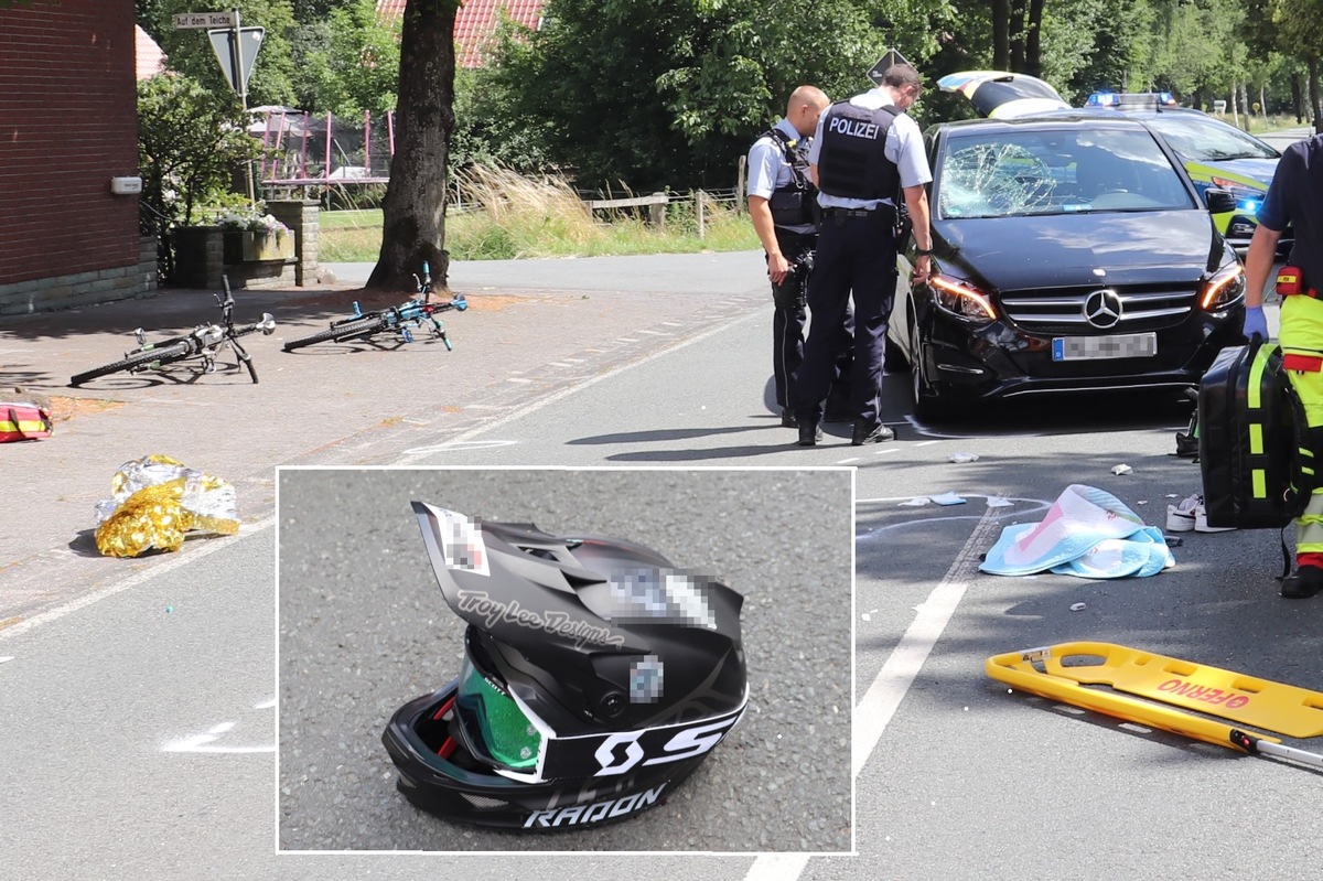 POL-PB: Junge und Seniorin bei Fahrradunfällen schwer verletzt