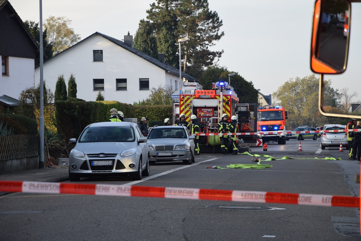 FW-MH: Feuerwehreinsatz durch abgerissene Gasleitung