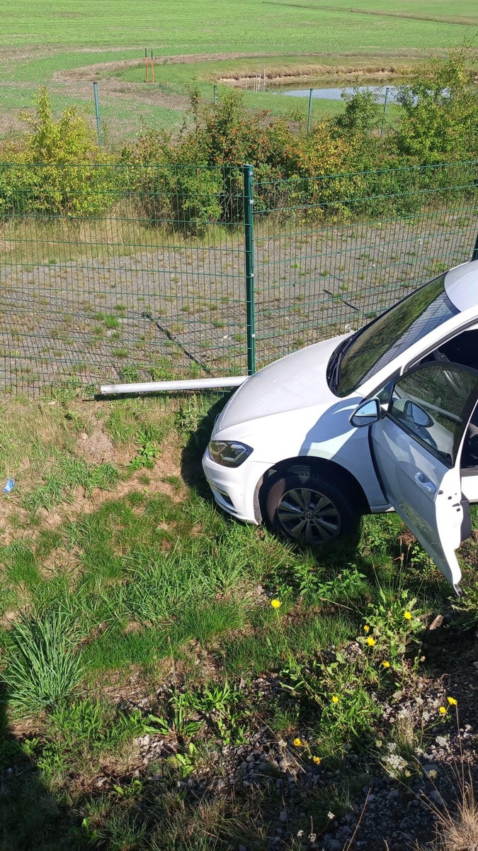 API-TH: Gesundheitliche Mängel führen zu Verkehrsunfall auf der A 9 bei Schleiz