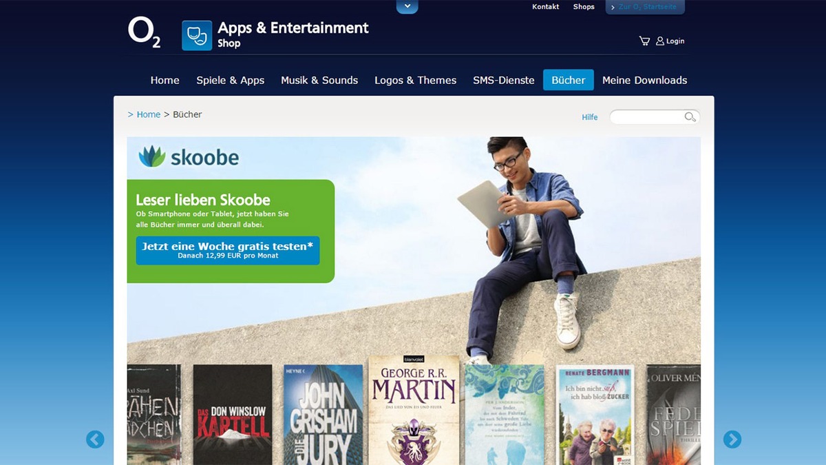 Leseratten aufgepasst - jetzt gratis testen: Die Skoobe e-Book Flatrate von o2