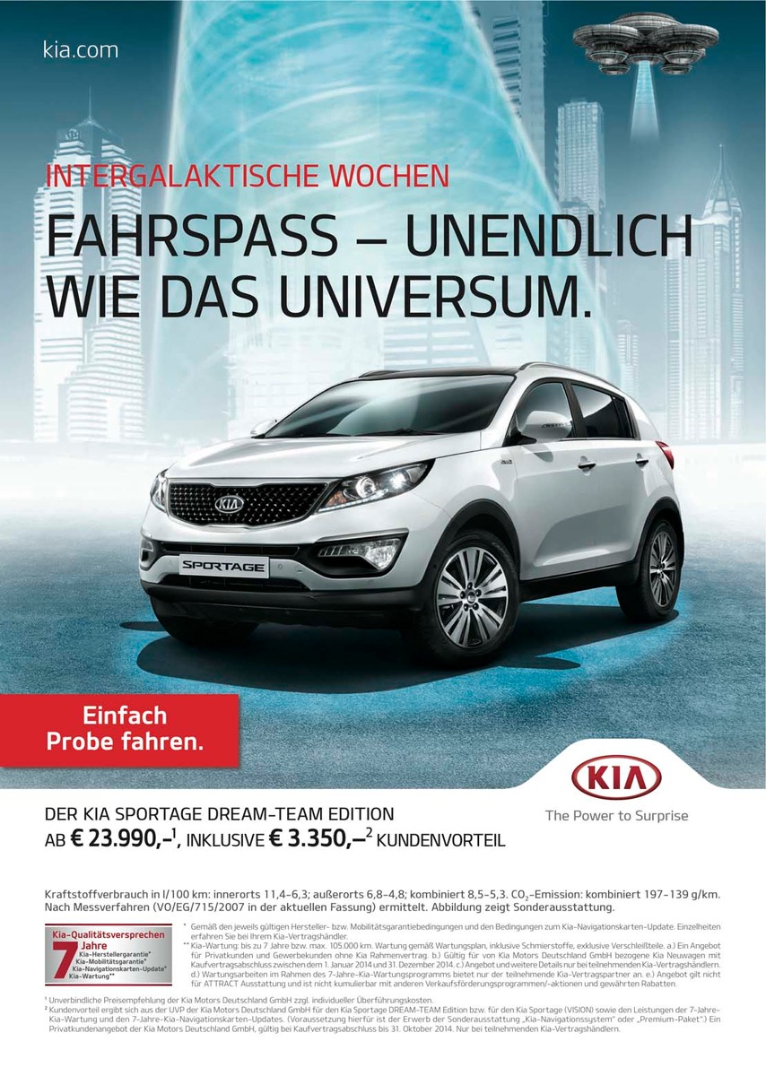 Willkommen im Kia-Kosmos: Automobilhersteller startet &quot;Intergalaktische Wochen&quot; (FOTO)