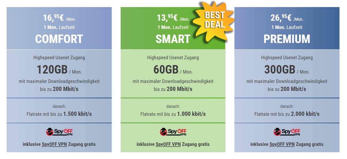 Datenschutz und Privatsphäre sind Menschenrechte / Der VPN Provider SpyOff kooperiert mit dem Usenet Provider UseNeXT um Nutzern mehr Privatsphäre und Sicherheit einzuräumen