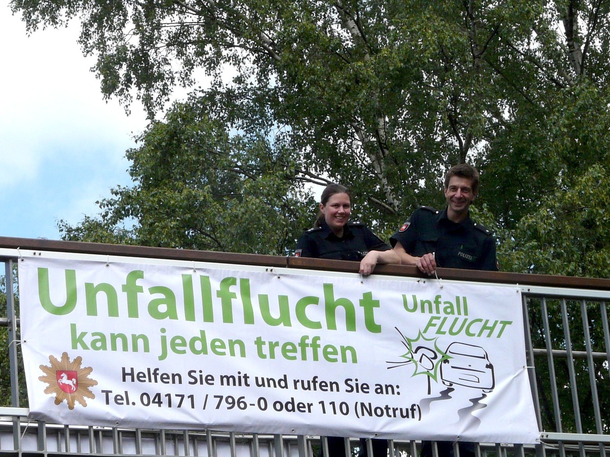 POL-WL: Winsen/L. - Polizei hängt Banner auf