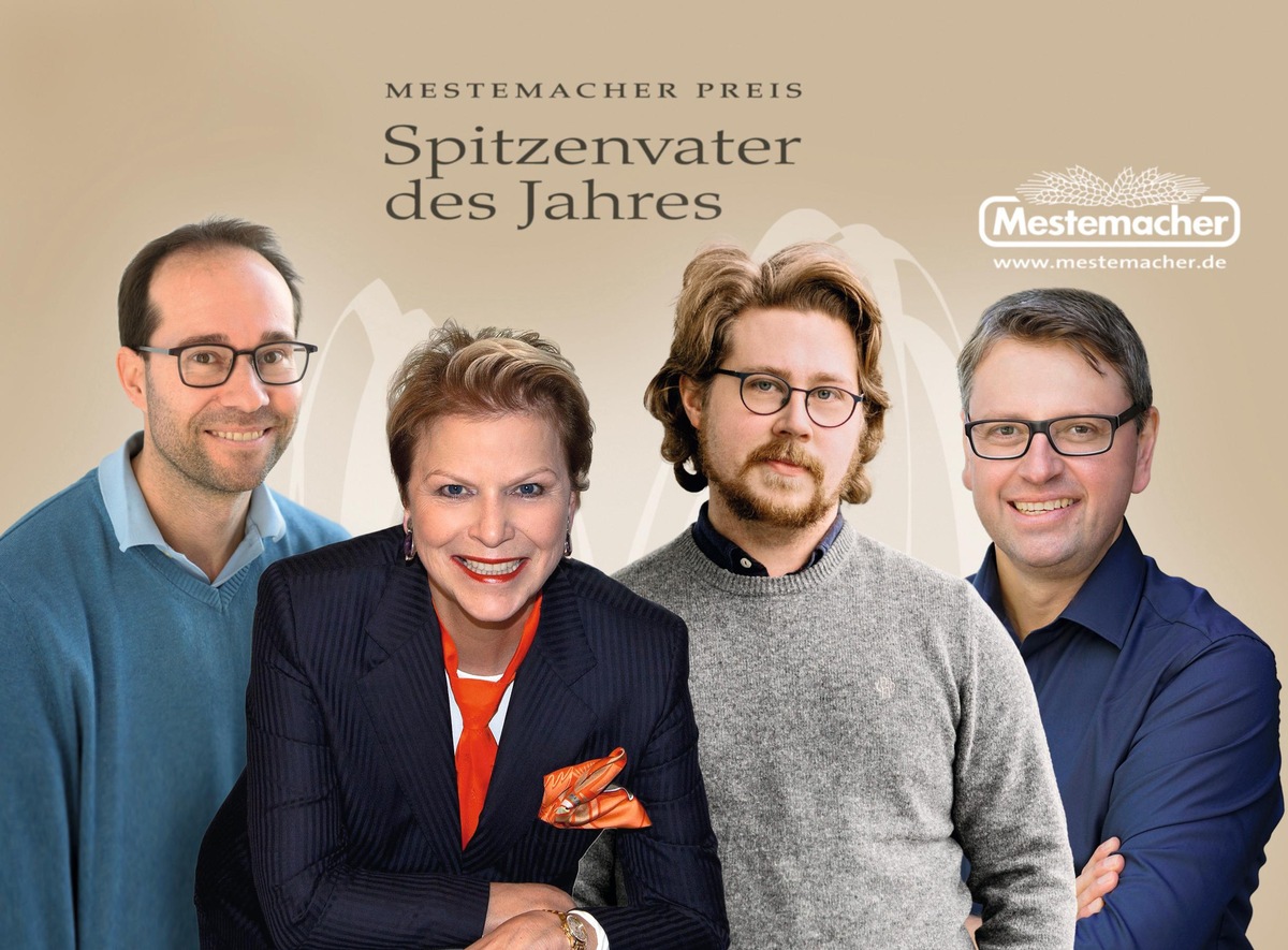 &quot;Spitzenväter boomen!&quot; Prof. Dr. Ulrike Detmers / Mestemacher Preis Spitzenvater des Jahres am 8. März 2019 im Hotel InterContinental Berlin