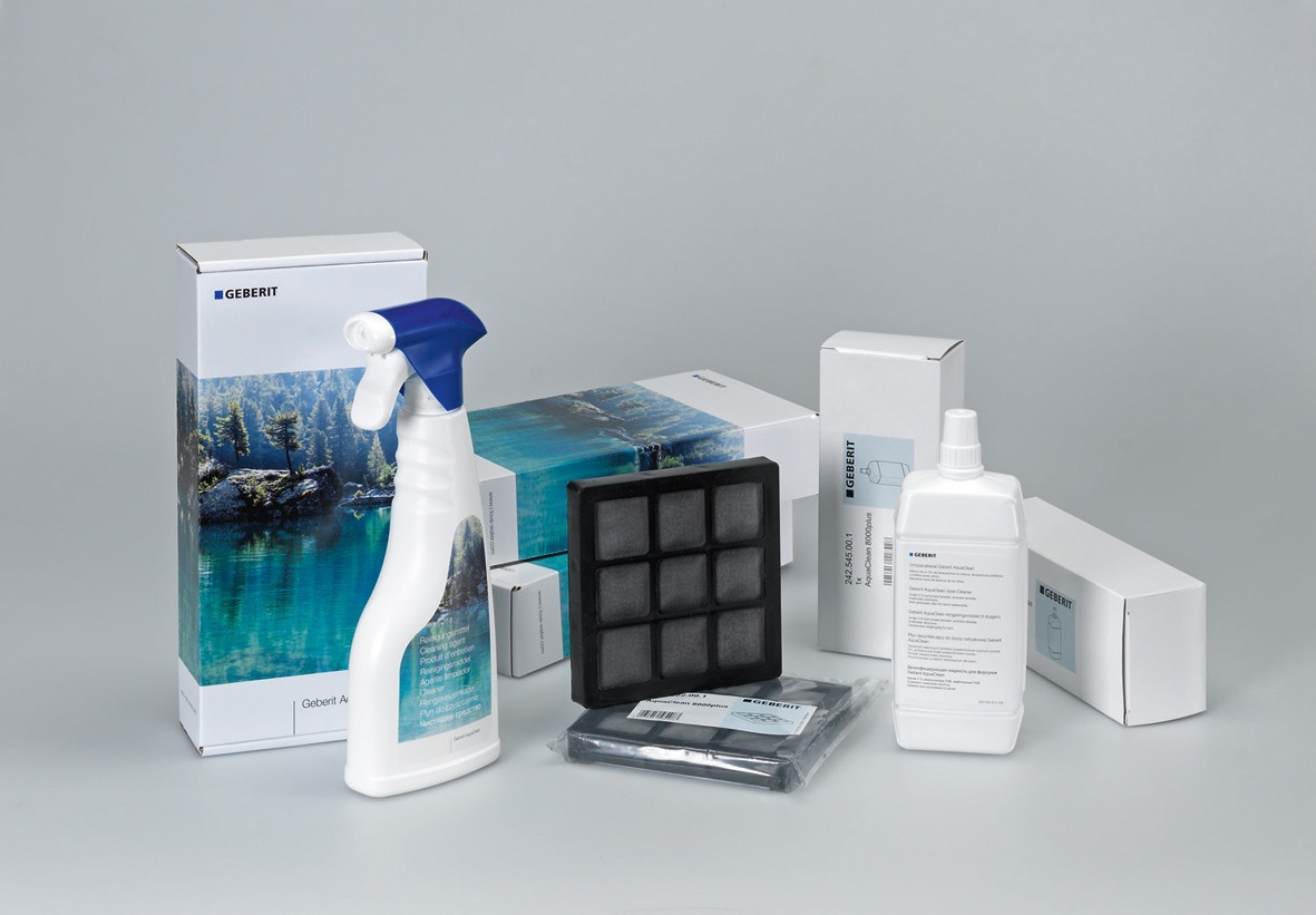 Geberit AquaClean Swiss Package: Le nouveau colis personnel sans souci destiné au Geberit AquaClean 8000plus