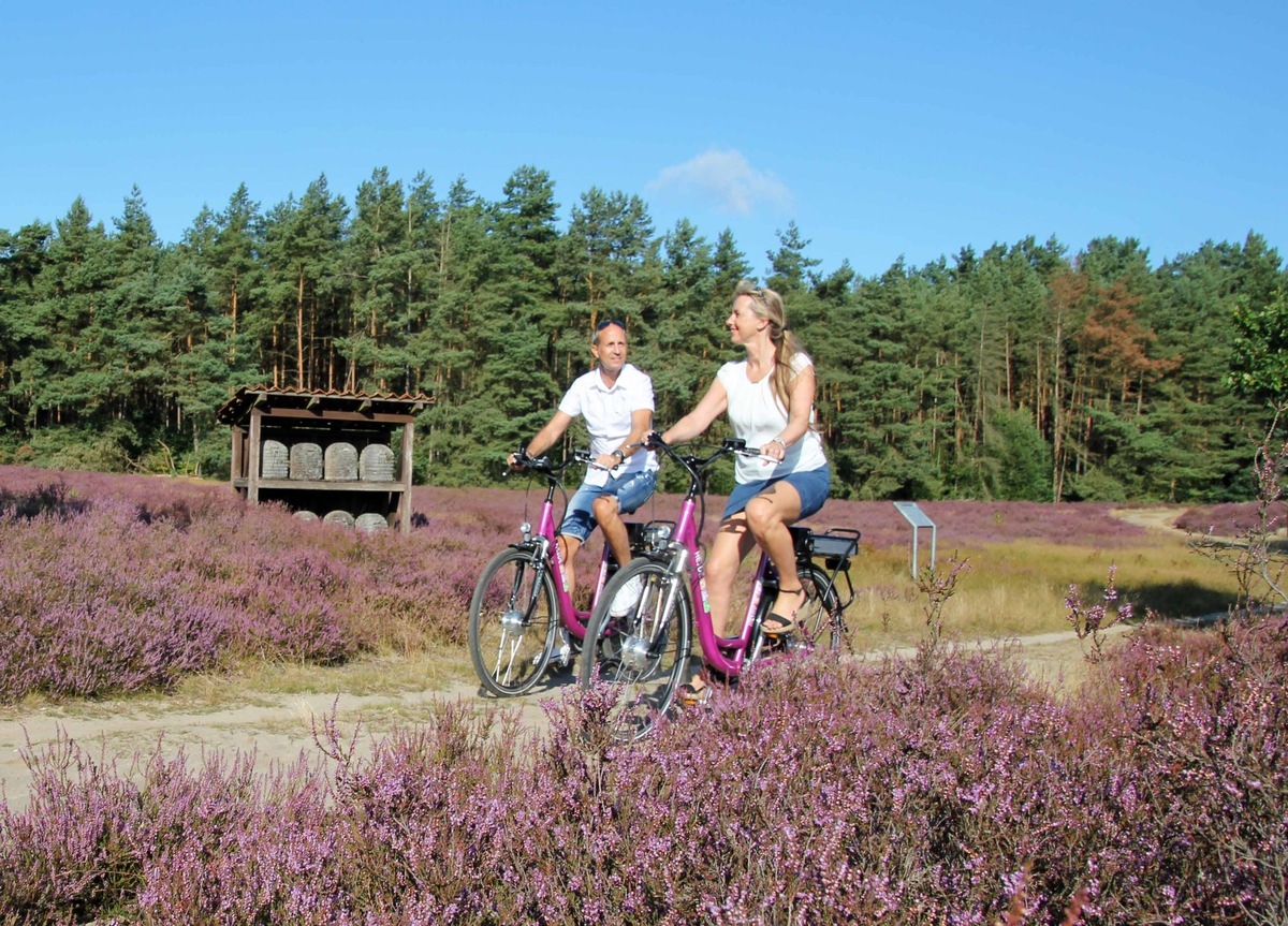 Radurlaub mit geprüfter Qualität in der ADFC RadReiseRegion Uelzen / Auf 40 Sternradtouren die Lüneburger Heide entdecken