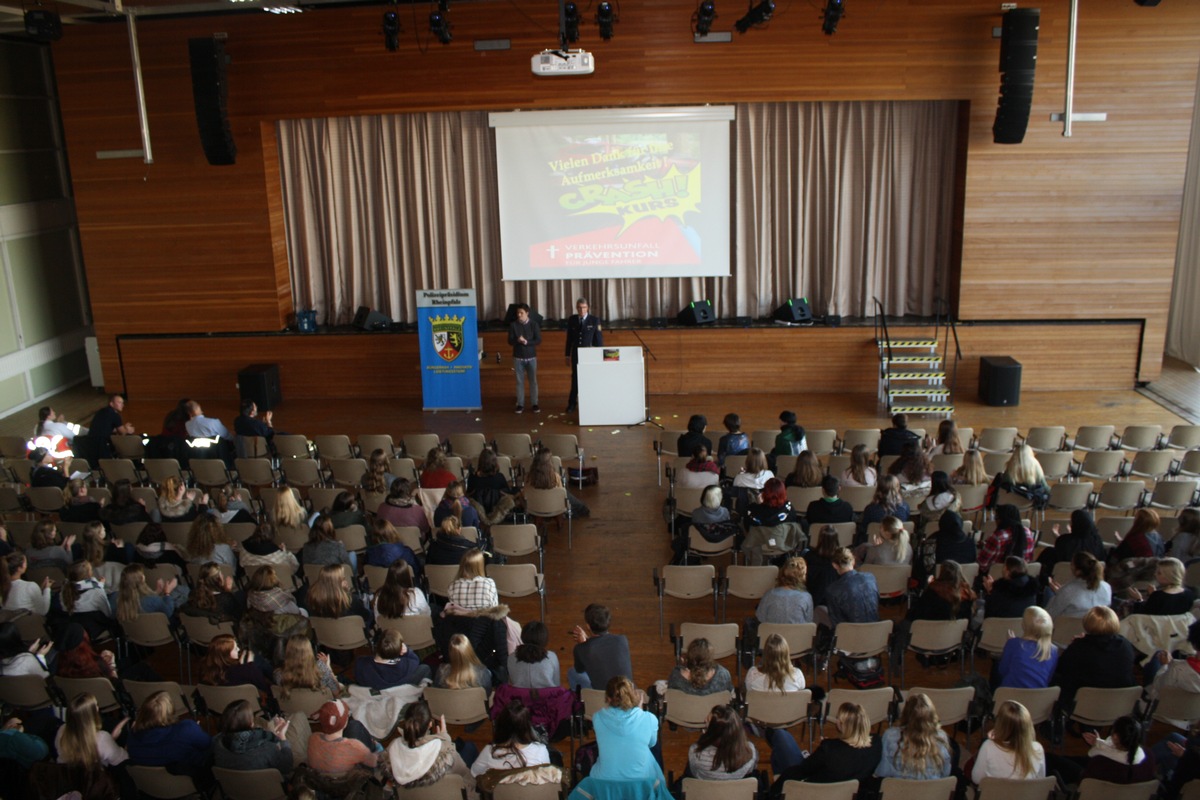 POL-PDLU: Zweite Crash-Kurs Veranstaltung der Polizei Frankenthal am 14.11.2016