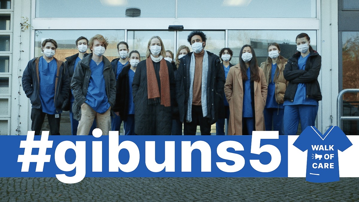 #gibuns5 – Pflege macht sich stark! – Filmveröffentlichung  Walk of Care will mit Film zusätzlich auf die fünf Forderungen der Beschäftigten im Gesundheitswesen aufmerksam machen – Appell an Politik und Gesellschaft