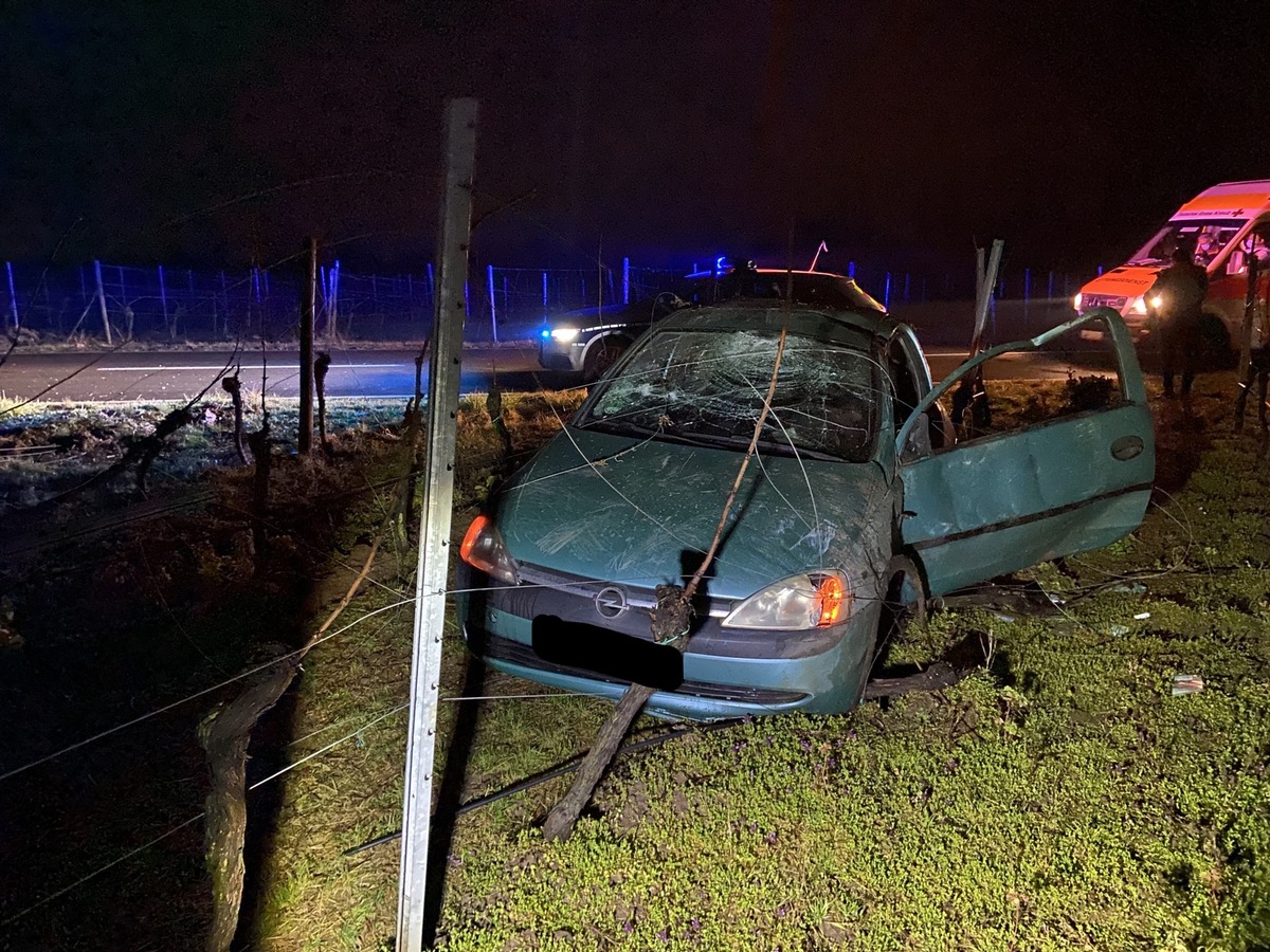 POL-PDNW: Gönnheim - Verkehrsunfallflüchtiger Fahrer ermittelt