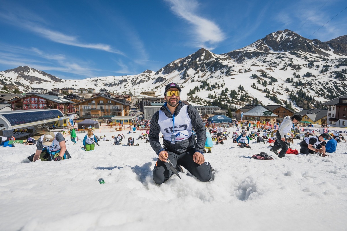 Goldgräber-Stimmung beim Gamsleiten Kriterium 2024 in Obertauern