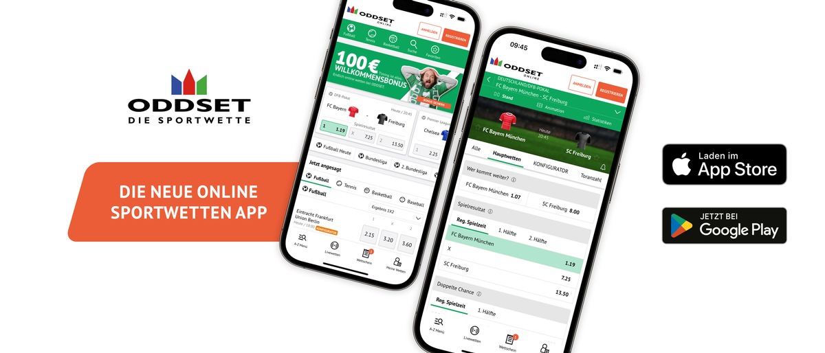 Neues Online-Wettangebot von ODDSET startet bundesweit