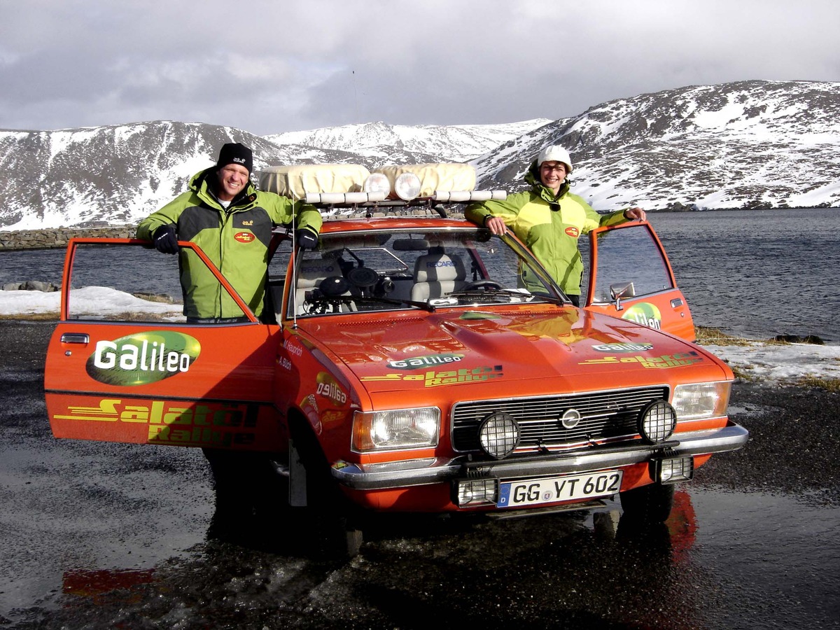 &quot;CO2-neutral!&quot; - Öko-Opel geht auf große Fahrt: Die &quot;Galileo&quot;-Salatöl-Rallye