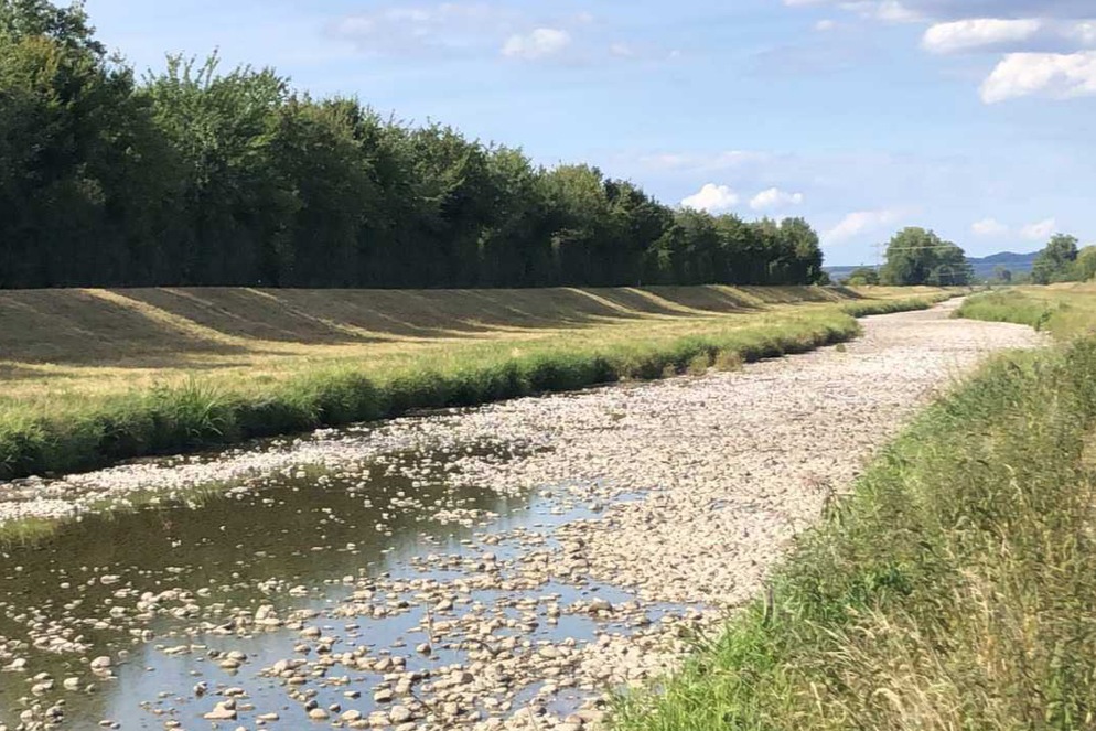 Wenn der Klimawandel den Stöpsel zieht: Sinkt das Grundwasser, versickern Bäche und Flüsse und verschmutzen das Trinkwasser