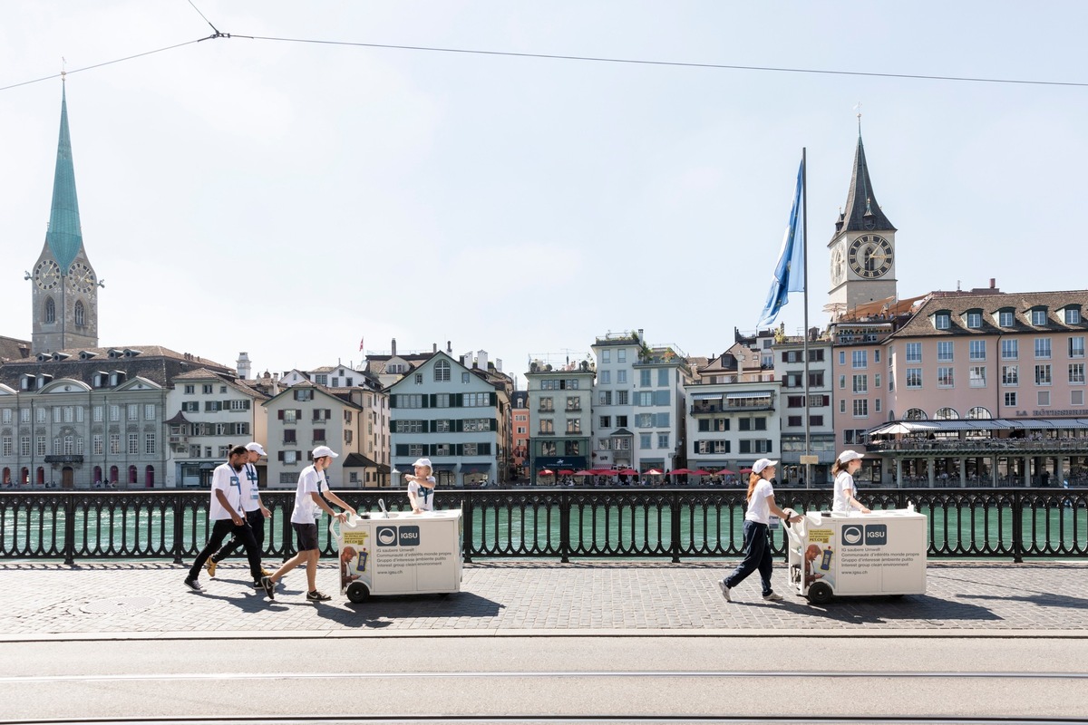 Medienmitteilung: «Lebwohl Littering: IGSU-Botschafter sorgen für saubere Schweiz»