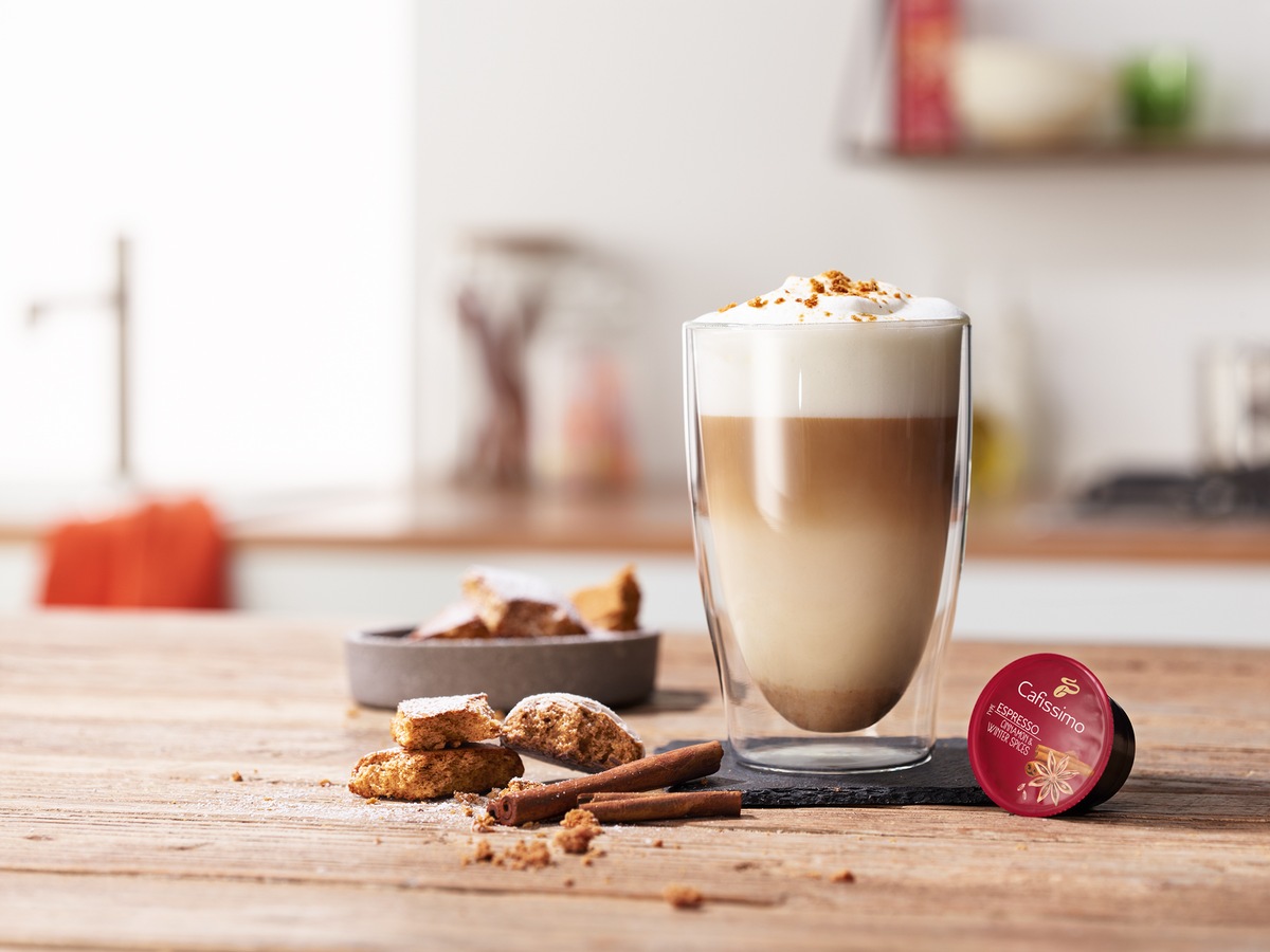 Lecker Lebkuchen Latte Ganz Einfach Auf Knopfdruck Neue Espresso Sorten Mit Presseportal