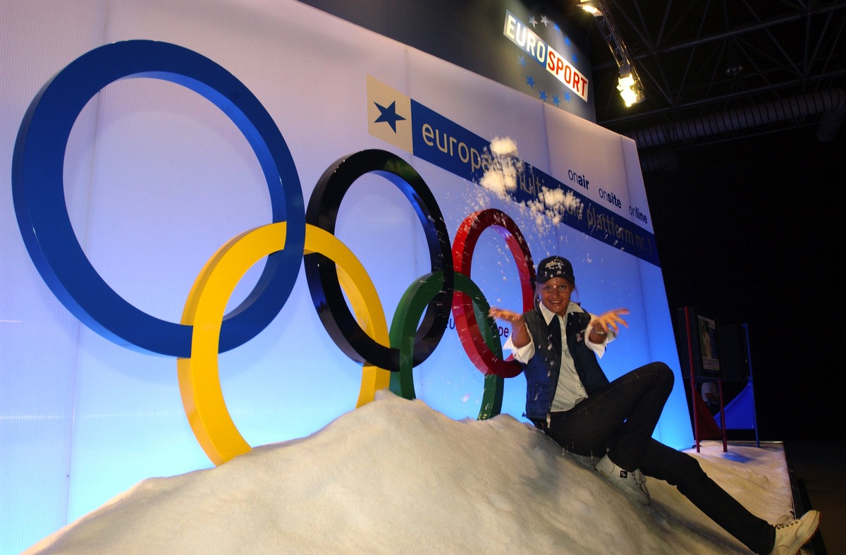 Echter Schnee macht Lust auf Olympia: EUROSPORT startet bei der TELEMESSE in Düsseldorf ins TV-Jahr 2002