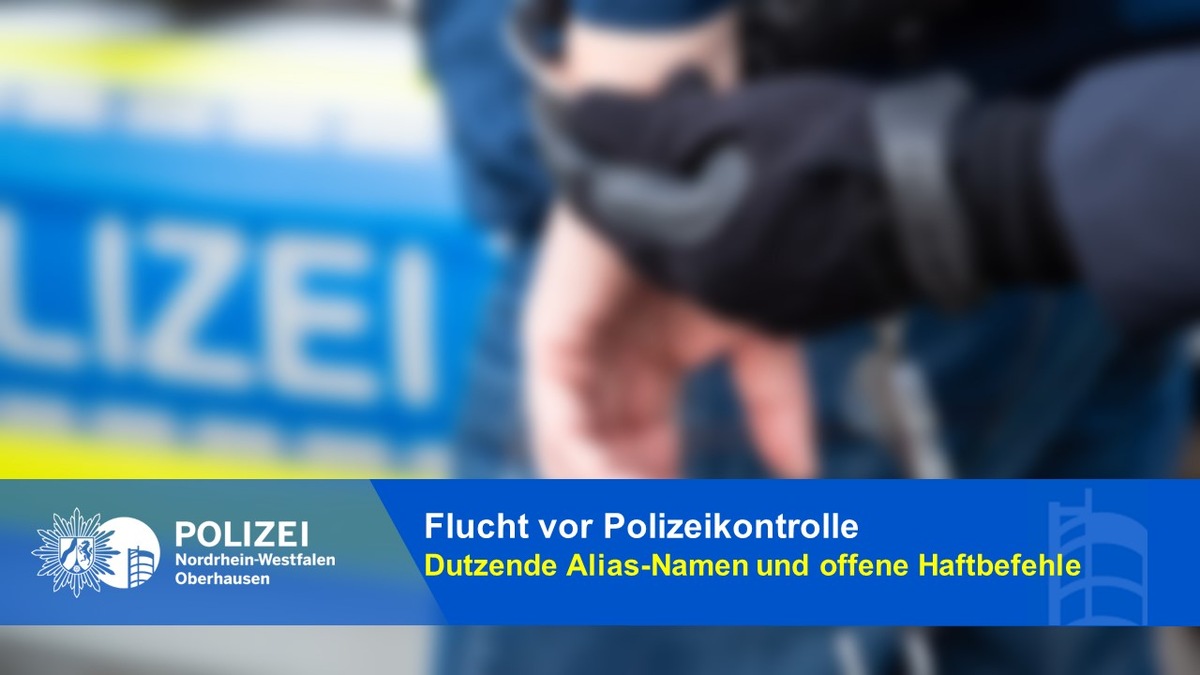 POL-OB: Zwei Dutzend Aliasnamen und mit drei Haftbefehlen gesucht