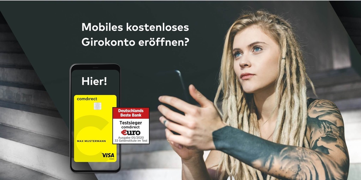 Neues mobiles Girokonto von comdirect