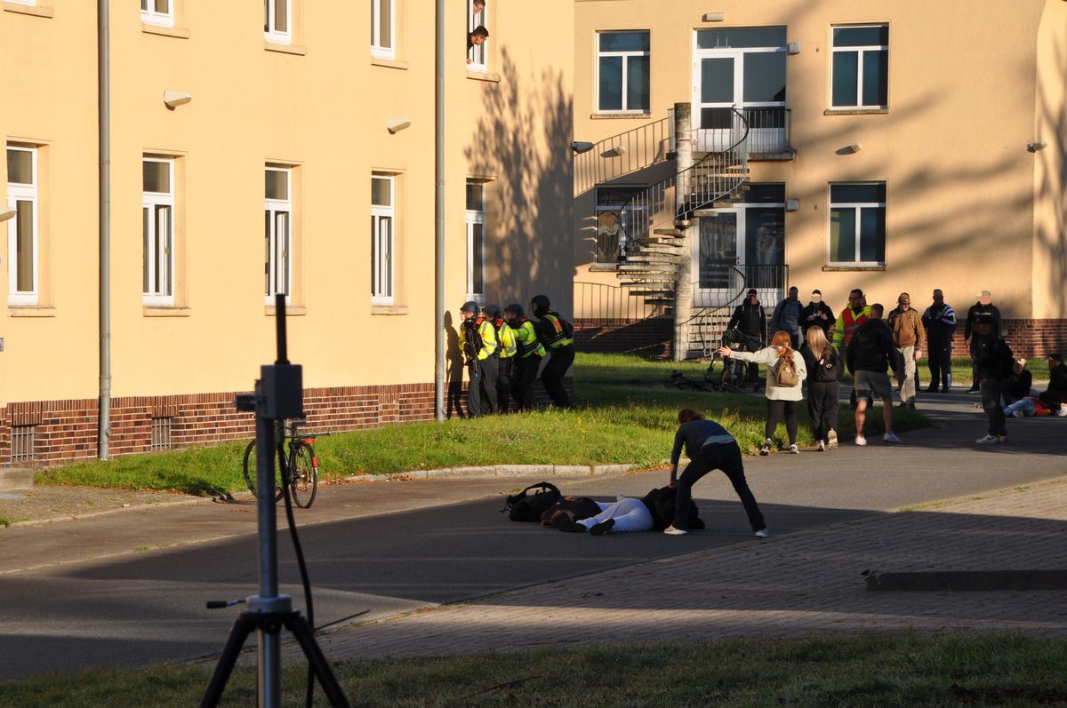 POL-LG: Polizei und Rettungsdienste trainieren für den Ernstfall