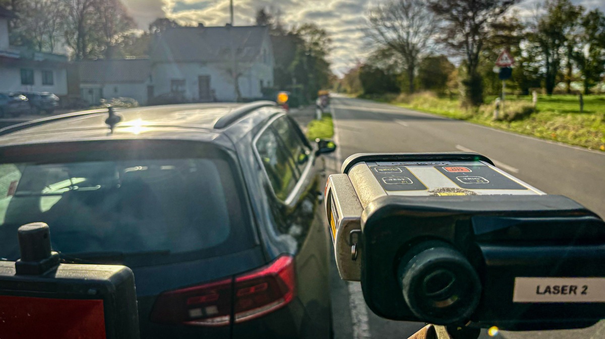 POL-WHV: Mit 84 km/h in der 30er Zone gemessen - Geschwindigkeitsüberwachung in der Schenumer Straße