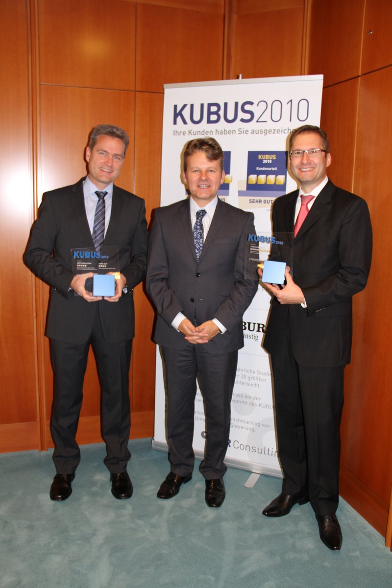 Studien: &quot;Kubus PKV 2010&quot; und &quot;Kubus Versicherung 2010&quot; / HUK-COBURG-Krankenversicherung setzt erneut Maßstäbe bei der Kundenzufriedenheit (mit Bild)