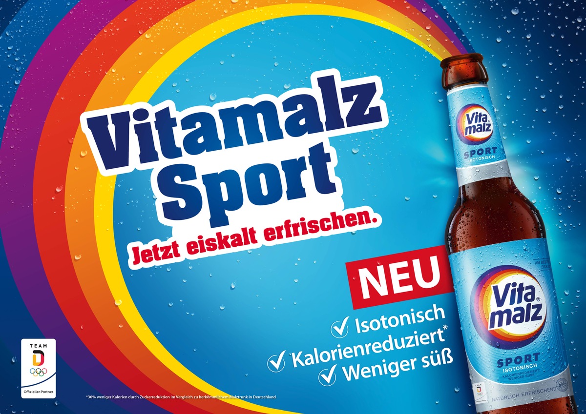 Neu: Vitamalz Sport geht an den Start