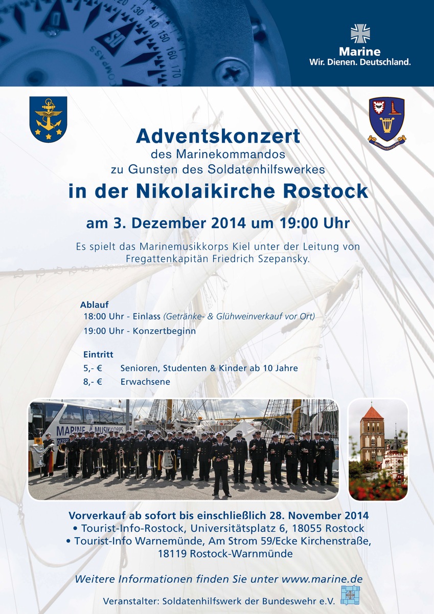 Adventskonzert des Marinekommandos zu Gunsten des Soldatenhilfswerkes (FOTO)