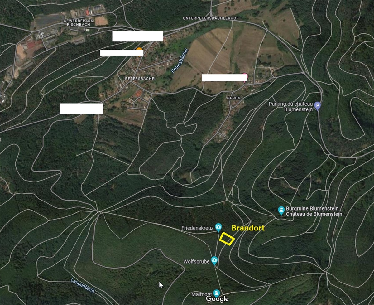 POL-PDPS: Ergänzungsbericht zum Waldbrand vom Sonntag