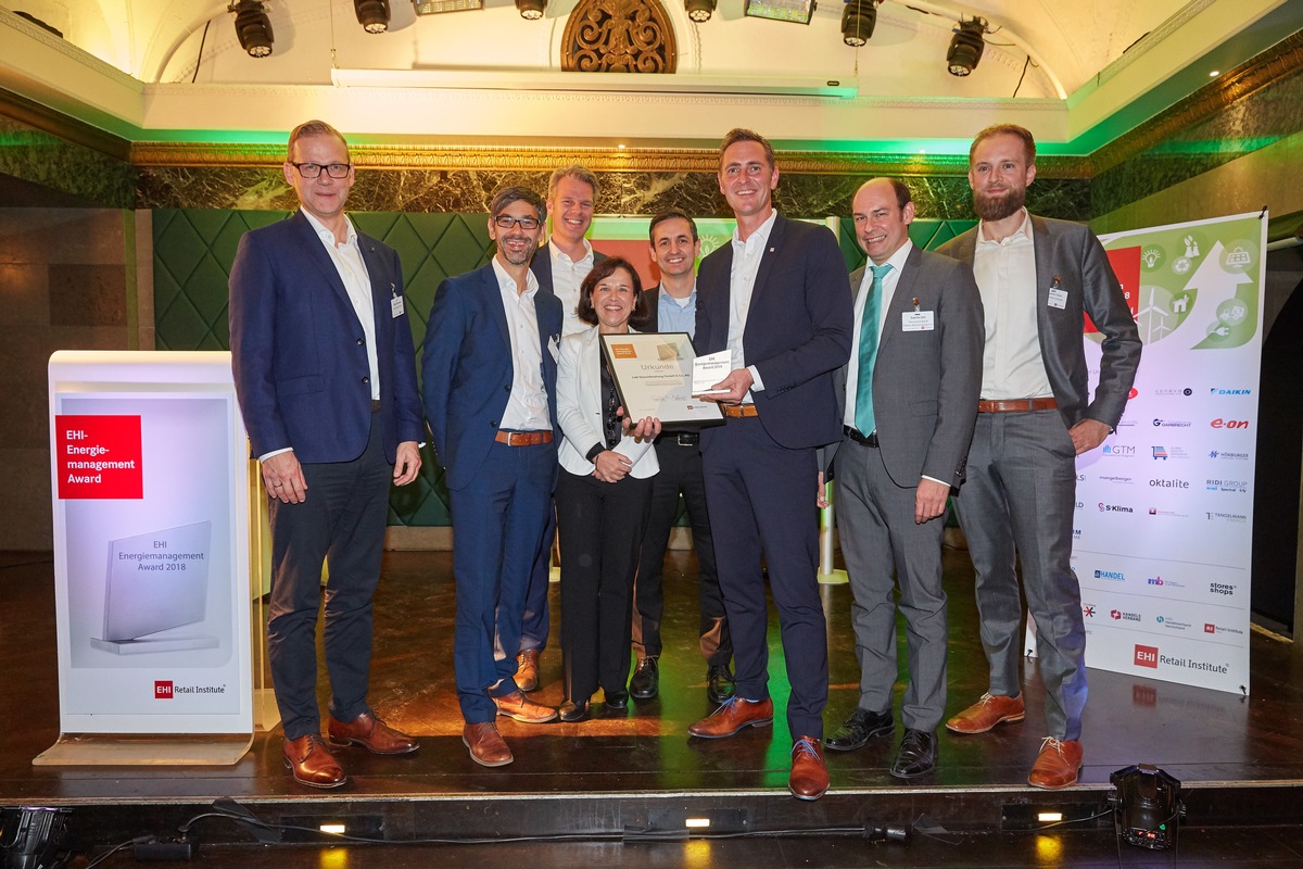 Lidl gewinnt mit Energieeffizienzkonzept ECO2NEXT den EHI-Energiemanagement Award 2018 (FOTO)