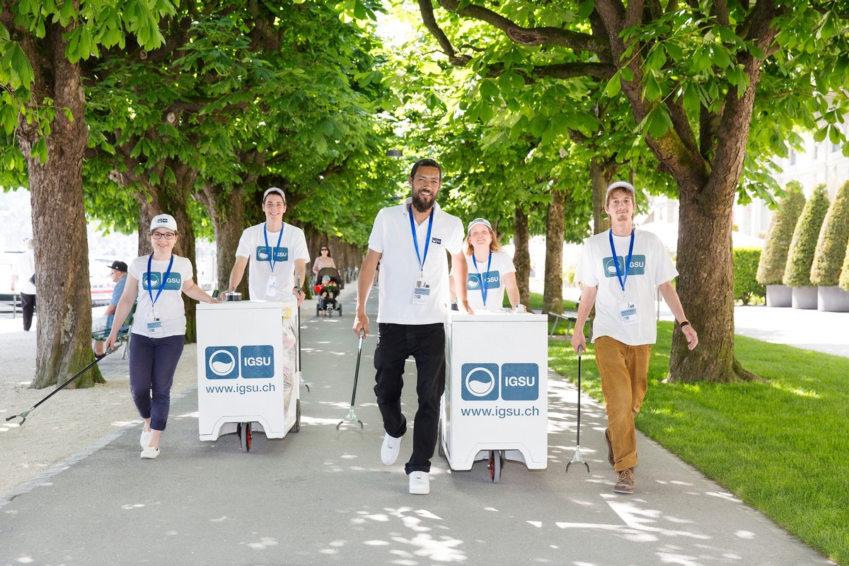 Communiqué: «Première à Genève: les ambassadeurs IGSU, en mission de sensibilisation au littering»