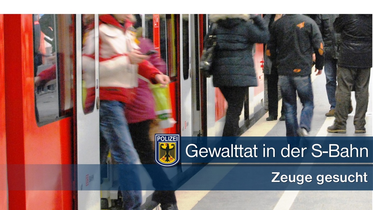 Bundespolizeidirektion München: Gewalttat in der S-Bahn / Bundespolizei sucht Zeugen