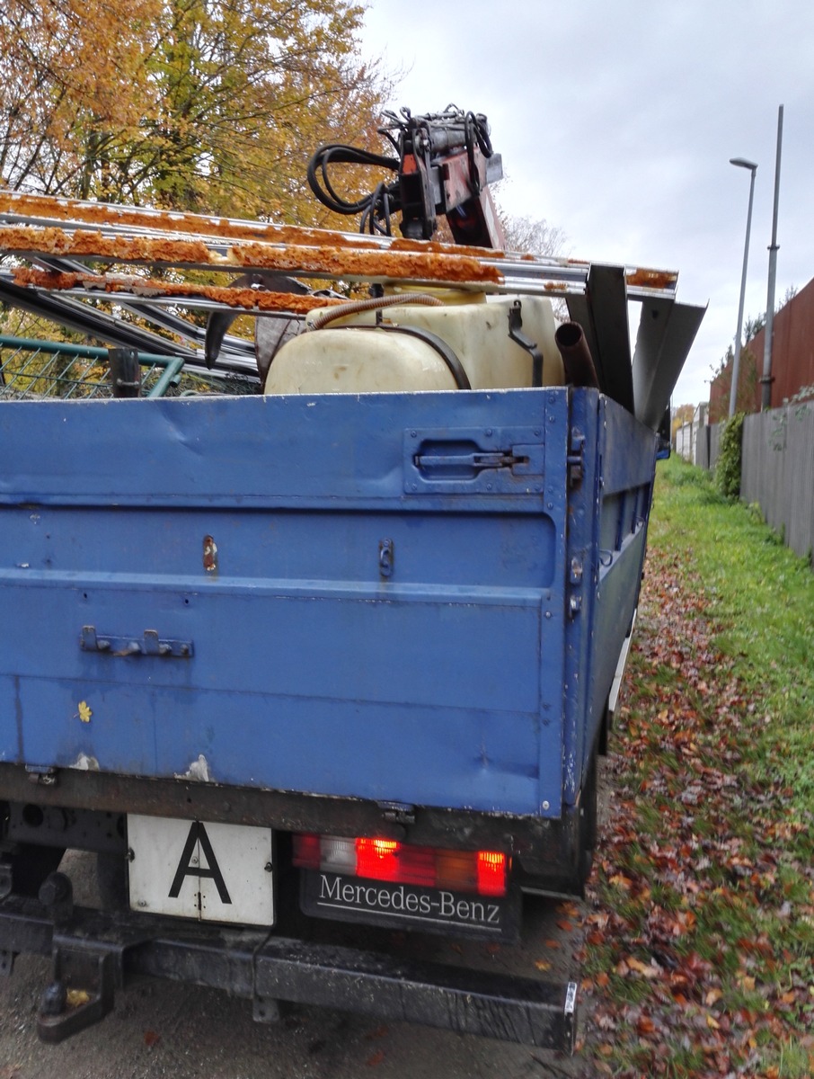 POL-PDNW: Wieder hohe Beanstandungsquote bei Abfalltransportkontrolle.