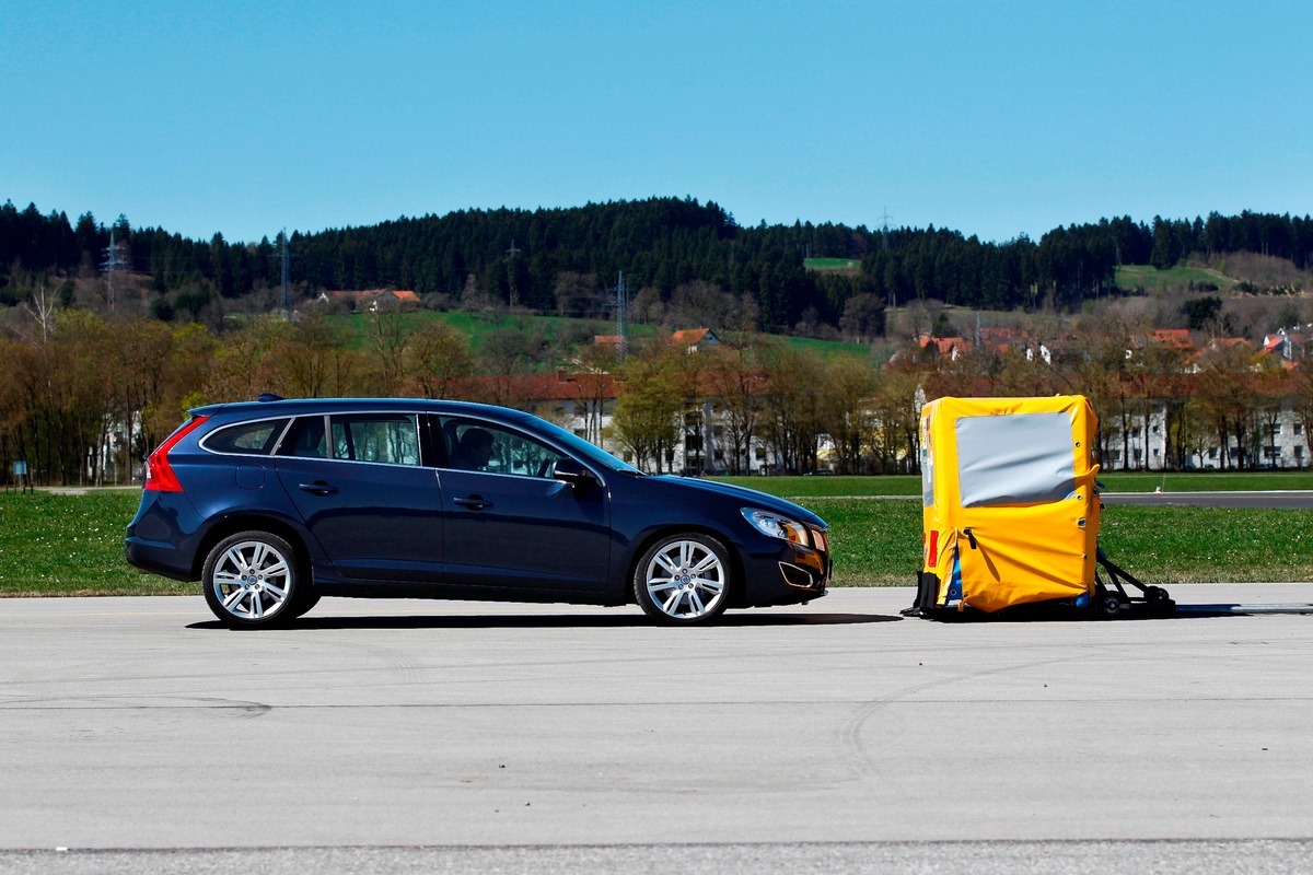 L&#039;assistant au freinage d&#039;urgence de Volvo a obtenu les meilleures notes au test comparatif du TCS