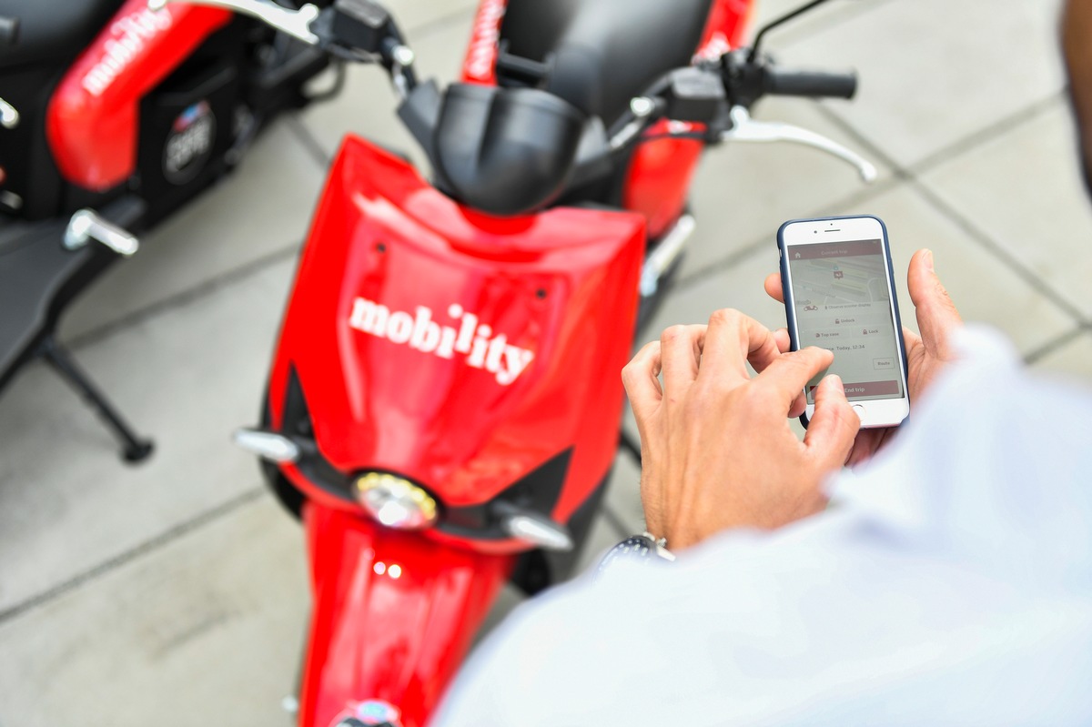 Mobility-Elektroscooter in Zürich sind beliebt