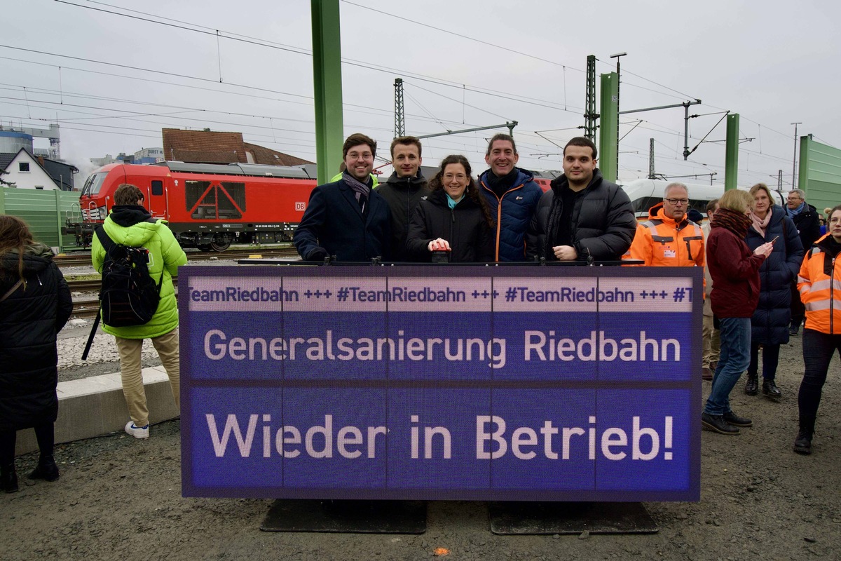 Rekordtempo für die Riedbahn: Mammutaufgabe in nur fünf Monaten bewältigt