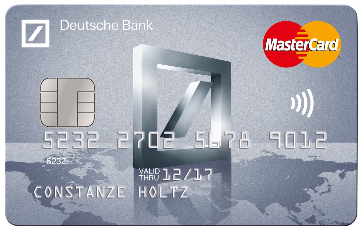 Deutsche Bank mit neuer Kreditkarte speziell für Reise und Urlaub / Deutsche Bank MasterCard Travel mit umfangreichen Leistungen rund ums Reisen / einfach und sicher kontaktlos bezahlen (FOTO)