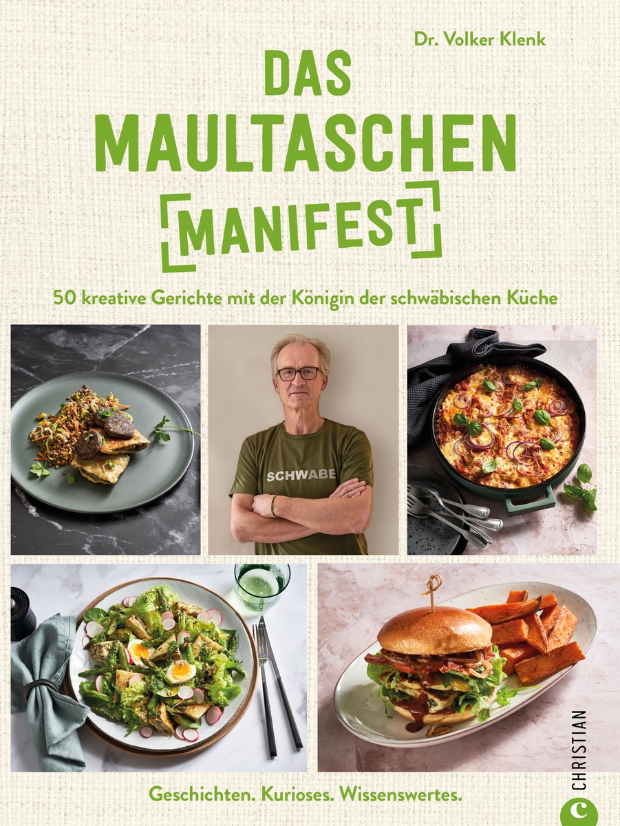 Jetzt erschienen: Das erste große Maultaschen-Kochbuch / Rechtzeitig zum Welt-Maultaschen-Tag 2023 im Buchhandel; Vom Maultaschen-Blogger Volker Klenk; Mit seinem Maultaschen Manifest