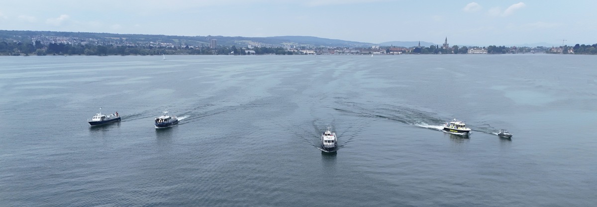 HZA-SI: Zollboot &quot;Haltnau&quot; in Konstanz feierlich in Dienst gestellt / Neues Einsatzboot für Zollkontrollen auf dem Bodensee