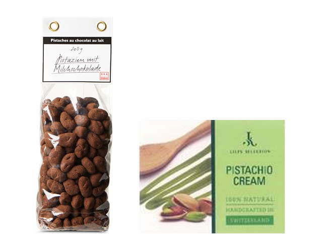 Globus rappelle Pistaches au chocolat au lait et Pistachio Cream