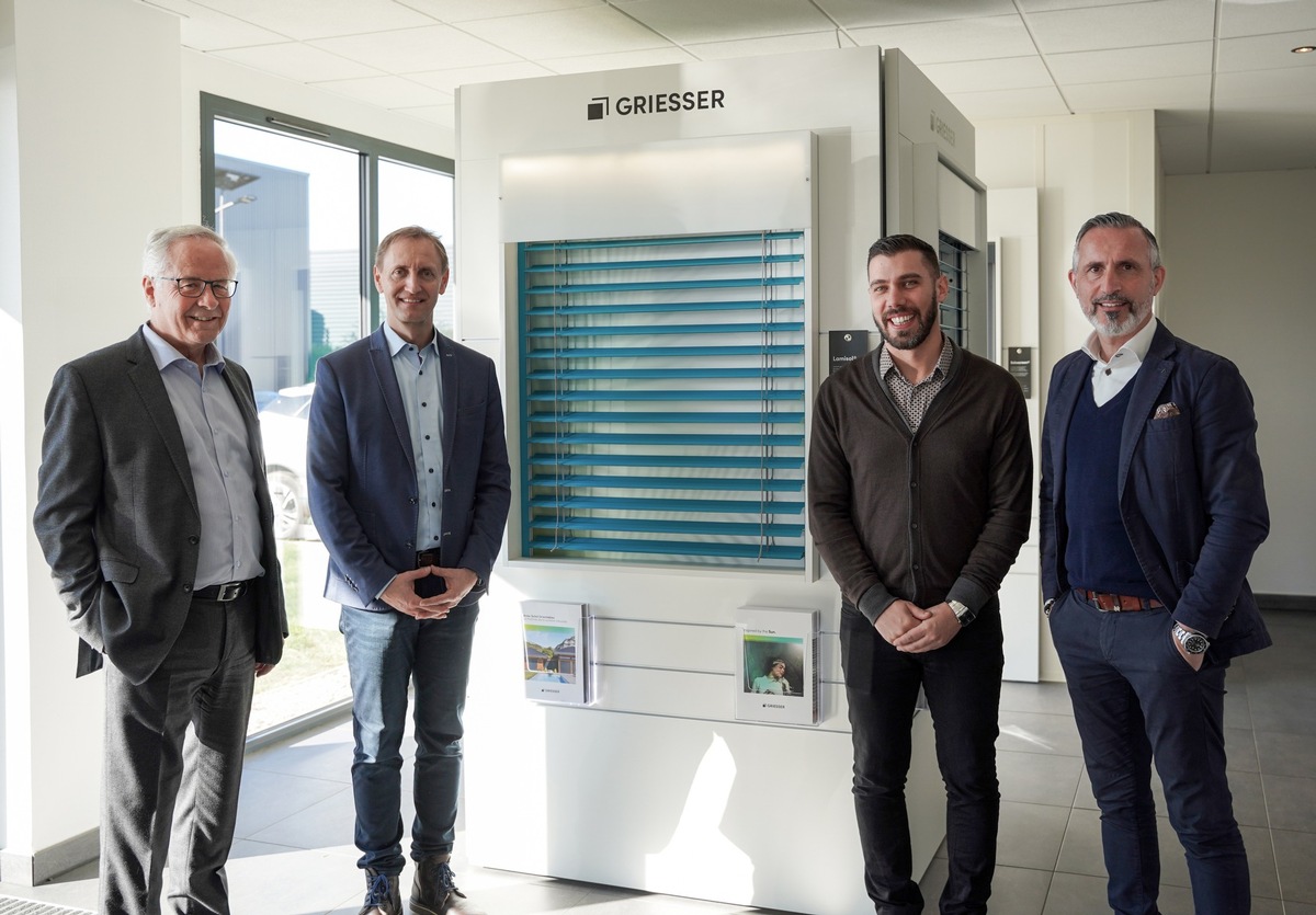 Communiqué de presse Griesser : Inauguration du showroom Griesser à Genas