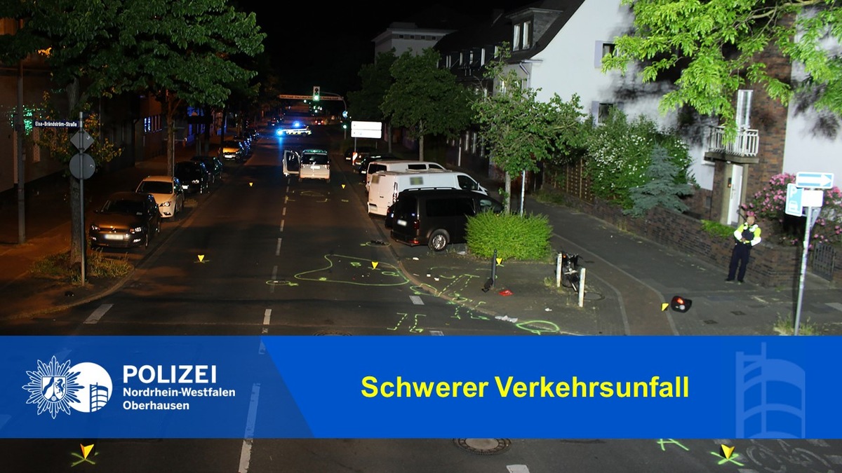 POL-OB: Schwerer Verkehrsunfall