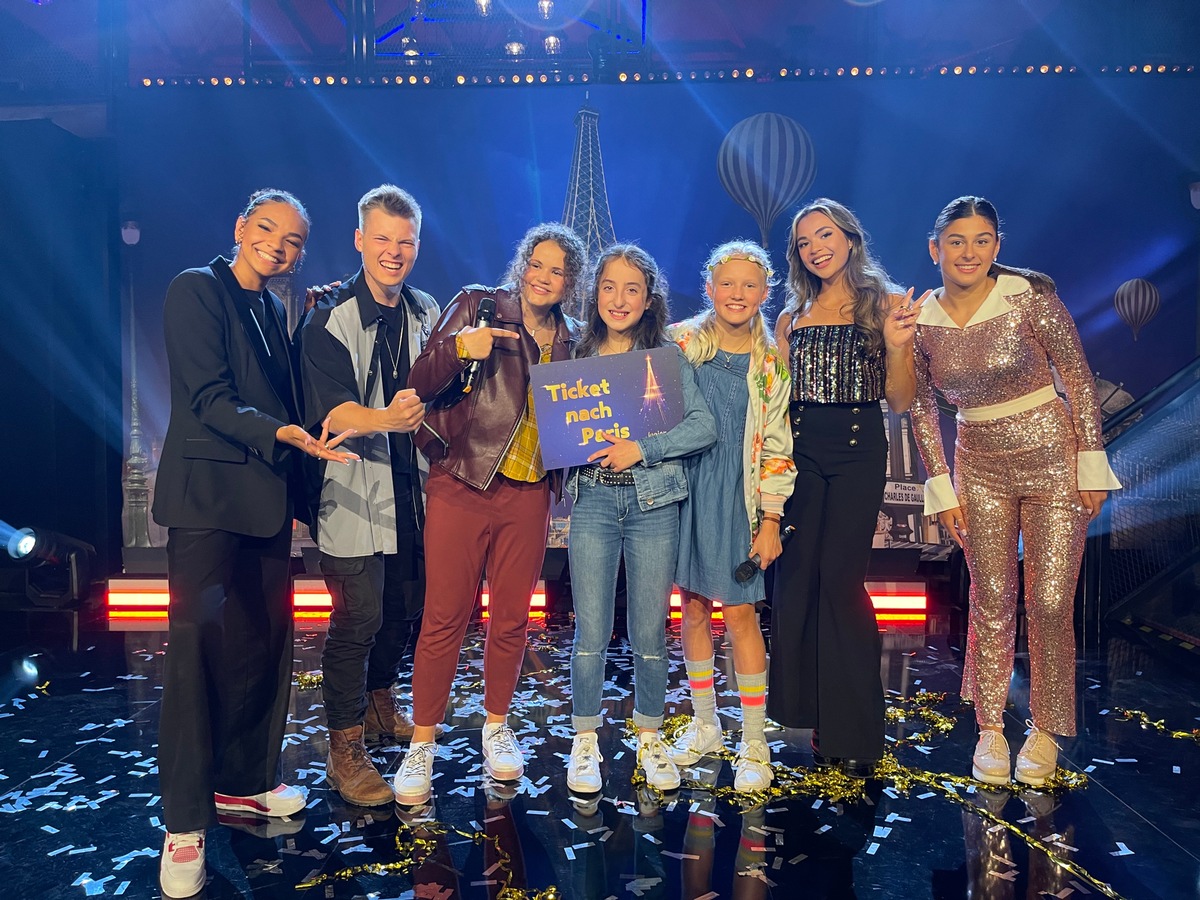 Pauline fährt für Deutschland nach Paris / 12-Jährige gewinnt in Live-Show bei KiKA den Junior ESC-Vorentscheid